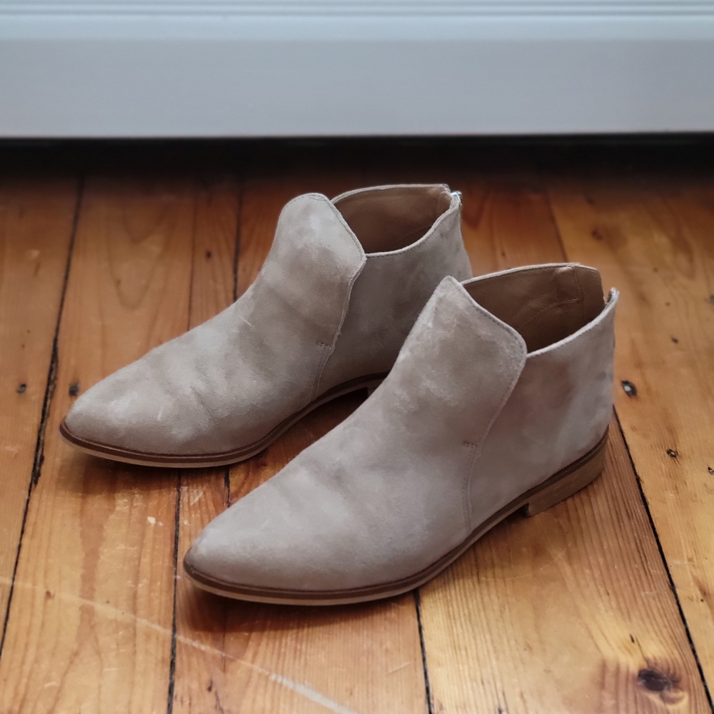 Tan Suede Ankle Boots
